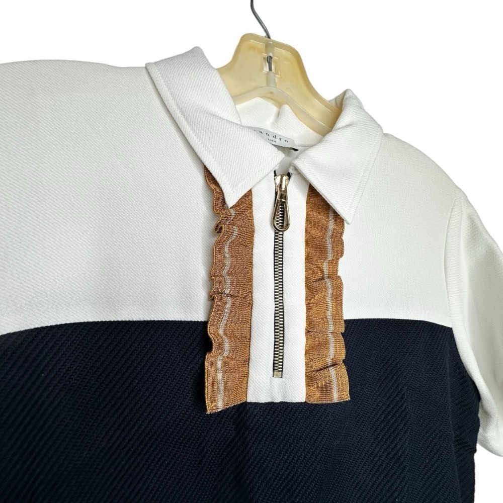 Sandro Paris Navy‎ Dress - Picture 5 of 10